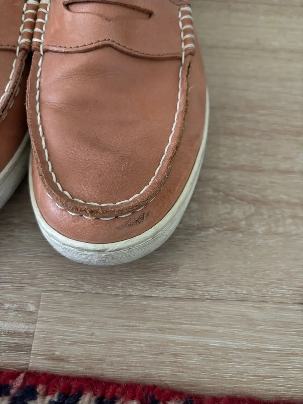 Cole Haan Men's Leather Penny Loafers - Brown - Picture 5 of 5